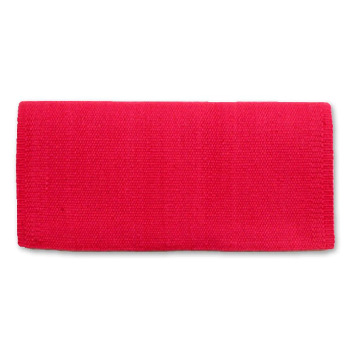 1314-85 San Juan Solid Fandango Pink 36x34 New Zealand Wool Saddle Blanket