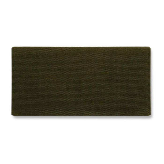 1314-39 San Juan Solid Dark Olive 36x34 New Zealand Wool Saddle Blanket