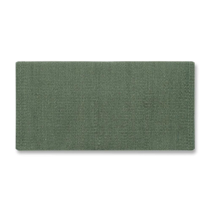 1314-38 San Juan Solid Sage 36x34 New Zealand Wool Saddle Blanket