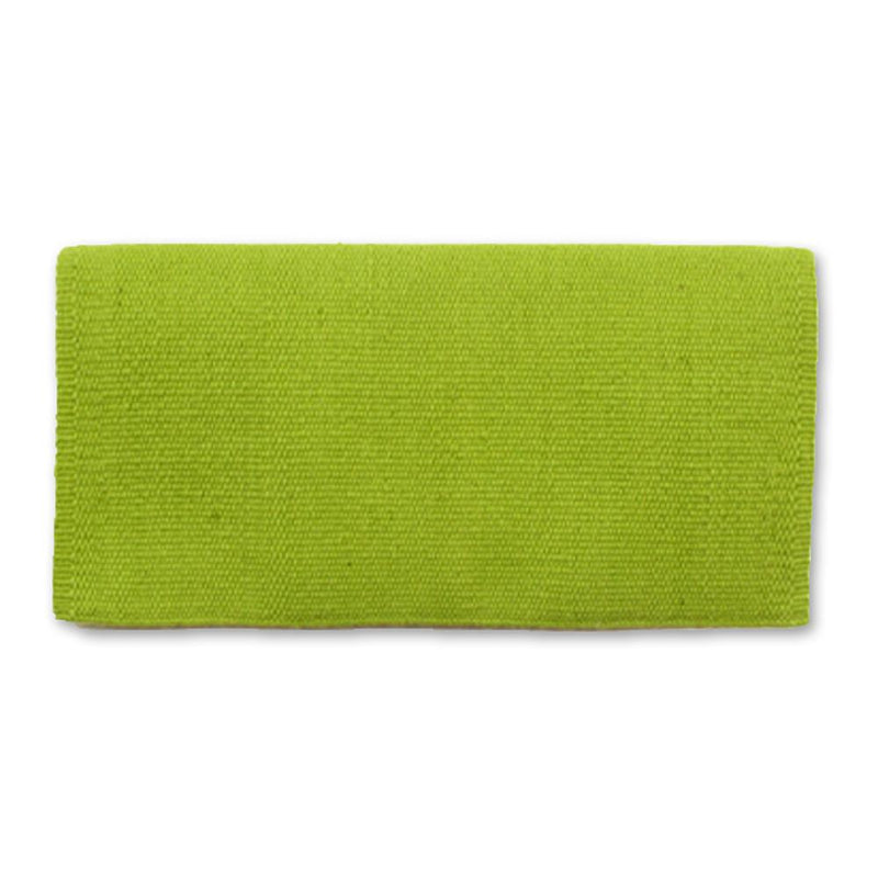 San Juan Solid Lime Lightweight Saddle Blanket