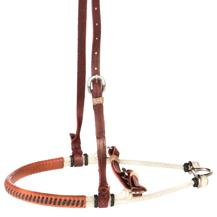 Leather Wrapped Caveson Noseband