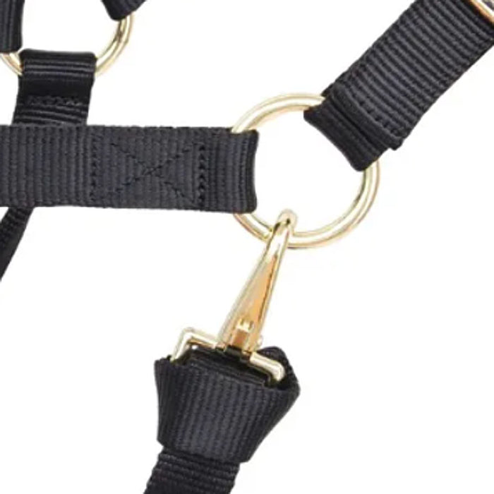 Reinsman Deluxe Black Nylon Average Halter