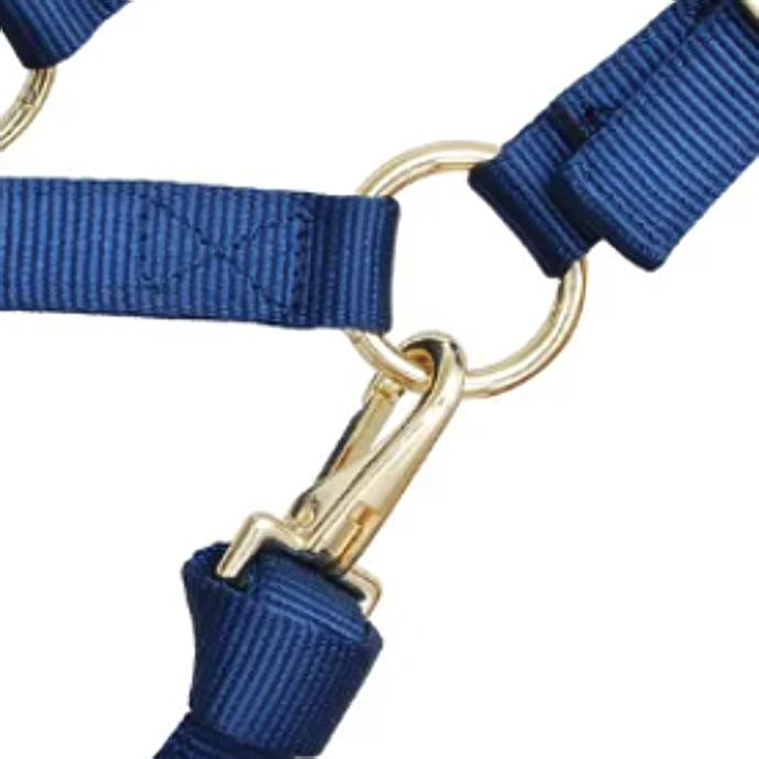 Reinsman Deluxe Navy Blue Nylon Halter