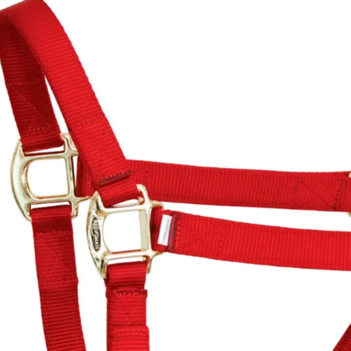 Reinsman Deluxe Red Nylon Halter