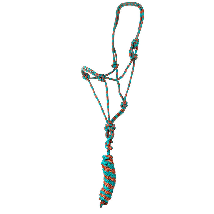 Diamond R Rope Halter & Lead