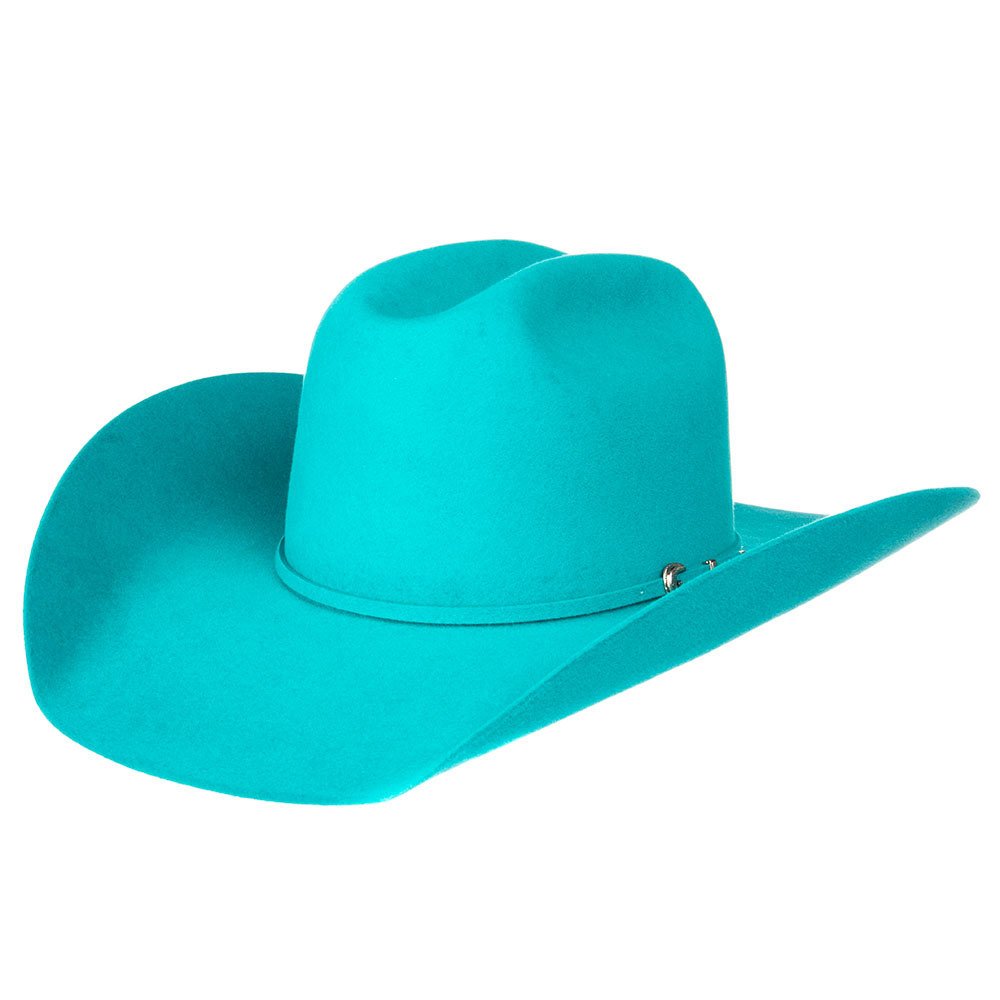Rodeo King 7X Turquoise Brim