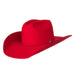 7X Red 4 1/4" Brim