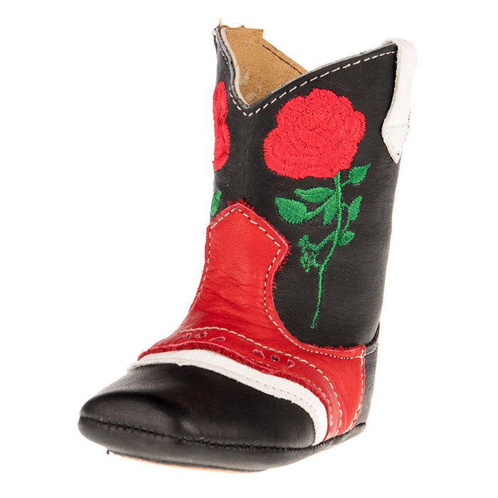 Kid's Ruby Rose Black and Red Boot