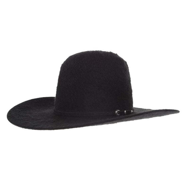 10X Charcoal Grizzly Hat 4 1/2" Brim