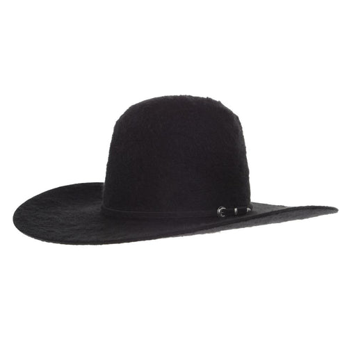 10X Charcoal Grizzly Hat 4 1/2" Brim