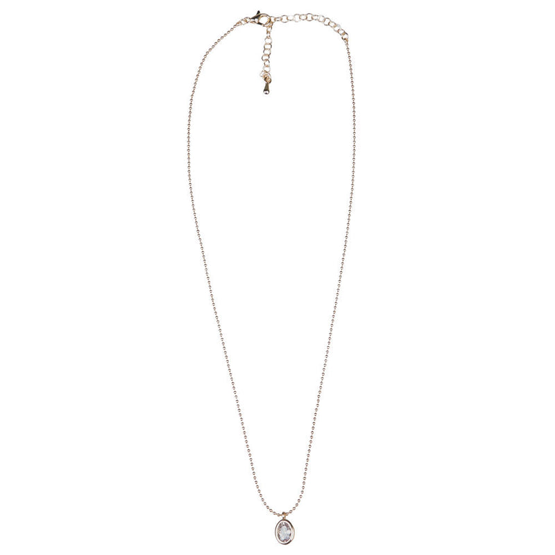 NRS Cubic Zirconia Dainty Gold Necklace
