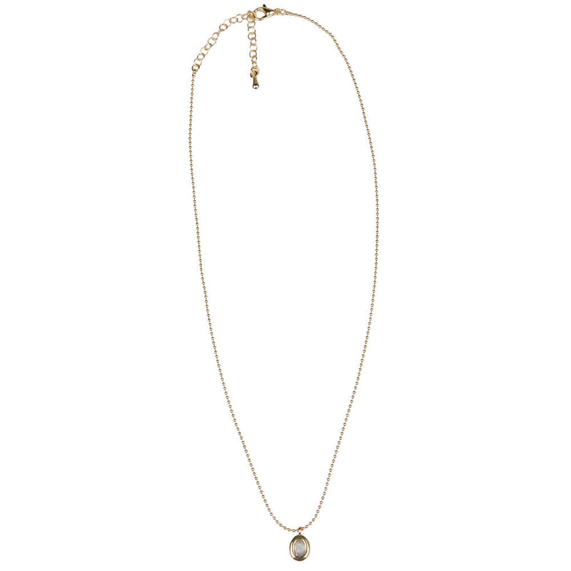 NRS Cubic Zirconia Dainty Gold Necklace
