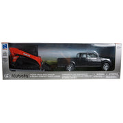 Truck With Kubota Tractor and Trailer