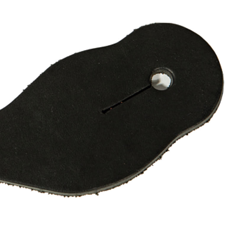 Professionals Choice Ladies Black Spur Straps with SS Buckles