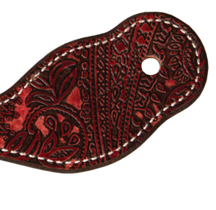 Professionals Choice Ladies & Youth Pomegranate Paisley Spur Straps