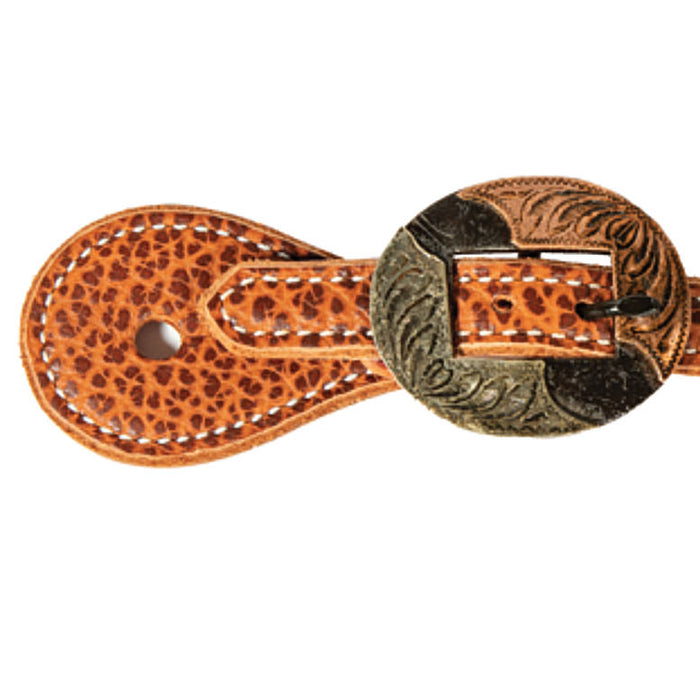 Professionals Choice Ladies & Youth Tan Bison Spur Straps