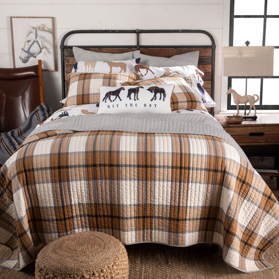 Rod's True Western Trail Ride Flannel Quilt