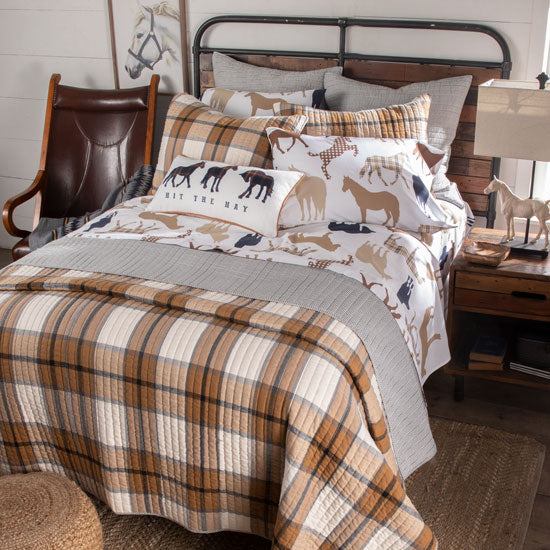 Rod's True Western Trail Ride Flannel Quilt