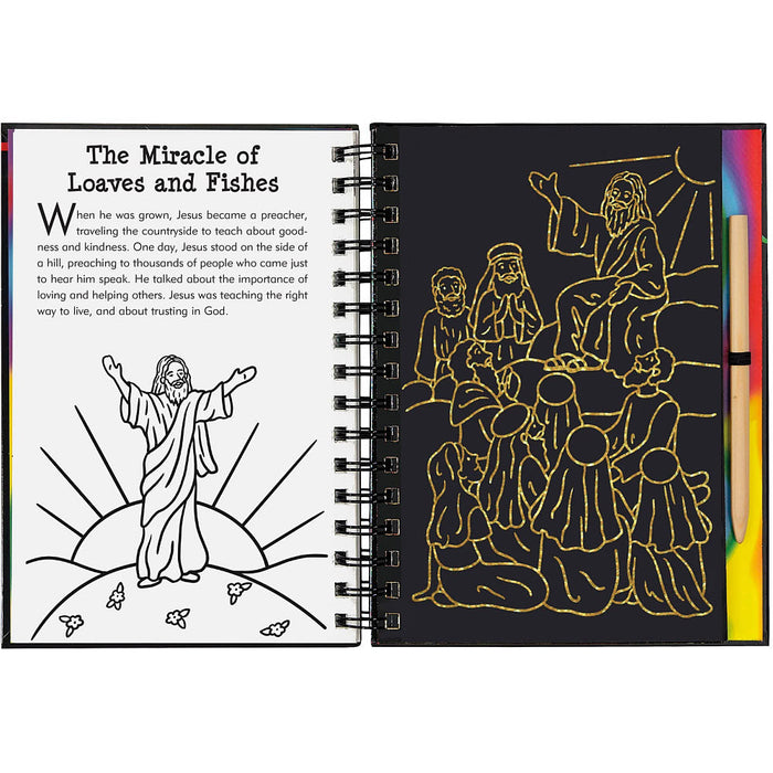 Peter Pauper Press Inc Bible Stories Scratch & Sketch Book