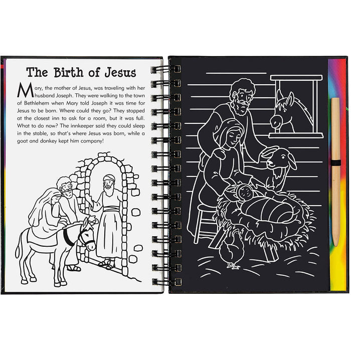 Peter Pauper Press Inc Bible Stories Scratch & Sketch Book