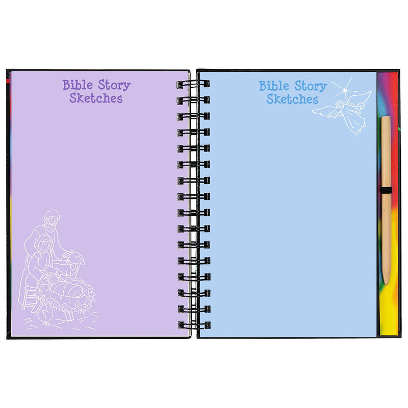 Peter Pauper Press Inc Bible Stories Scratch & Sketch Book