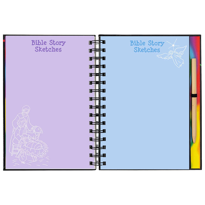 Peter Pauper Press Inc Bible Stories Scratch & Sketch Book