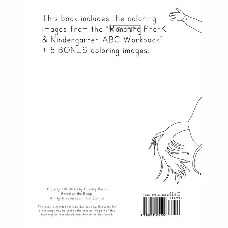 Bored On The Range Llc Ranching Coloring Book