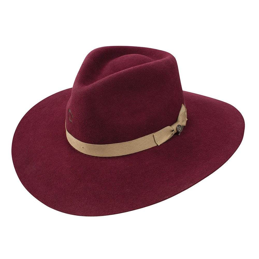 Charlie 1 Horse Highway Burgundy 3 3/4in. Brim display picture 2