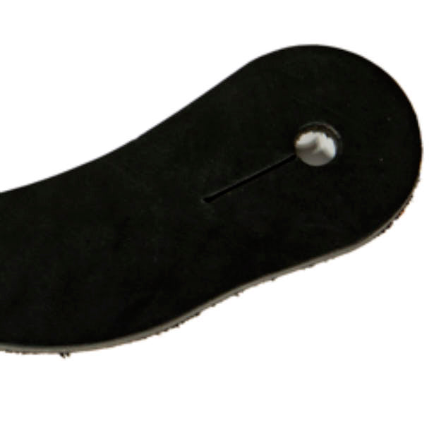 Professionals Choice Mens Black Spur Straps with SS Buckle