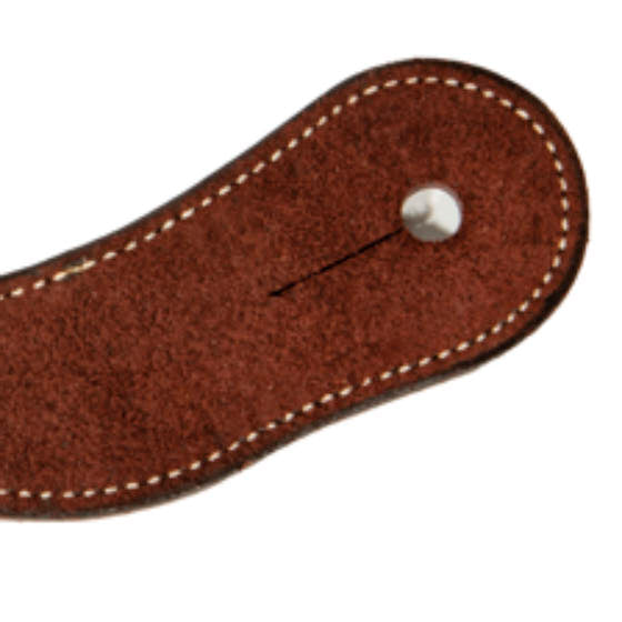 Professionals Choice Mens Chocolate Roughout Spur Straps