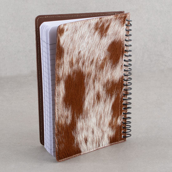 Myra Hairon Brown and White Diary Notebook