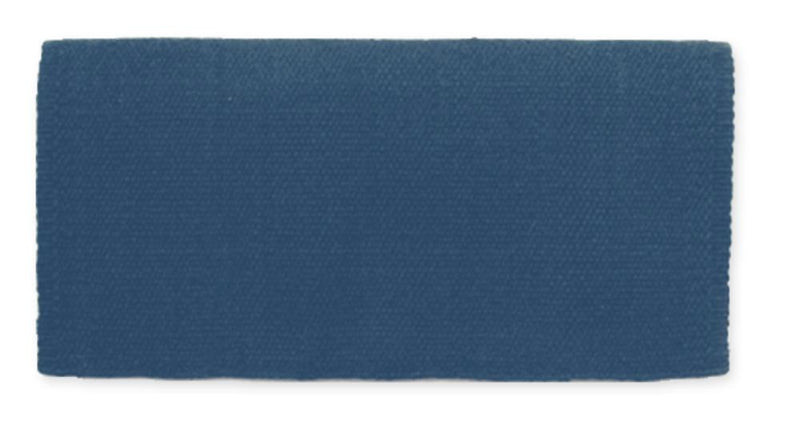 1314-30 San Juan Solid Navy 36x34 New Zealand Wool Saddle Blanket