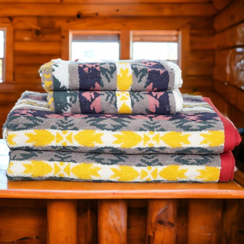 Lintex Lines Aztec Camp 3 Piece Towel Set