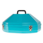 Electric Blue Stackable Western Hat Can