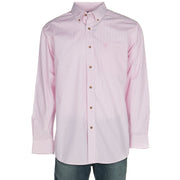 Men's Dayne Mini Pink Stripe Long Sleeve Shirt