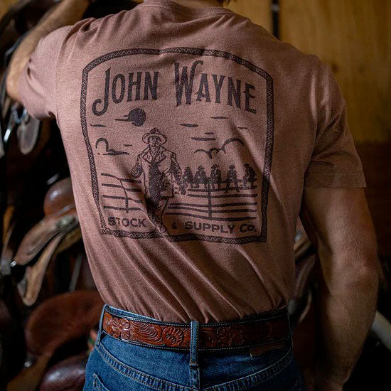 Hooey John Wayne Light Brown T-Shirt