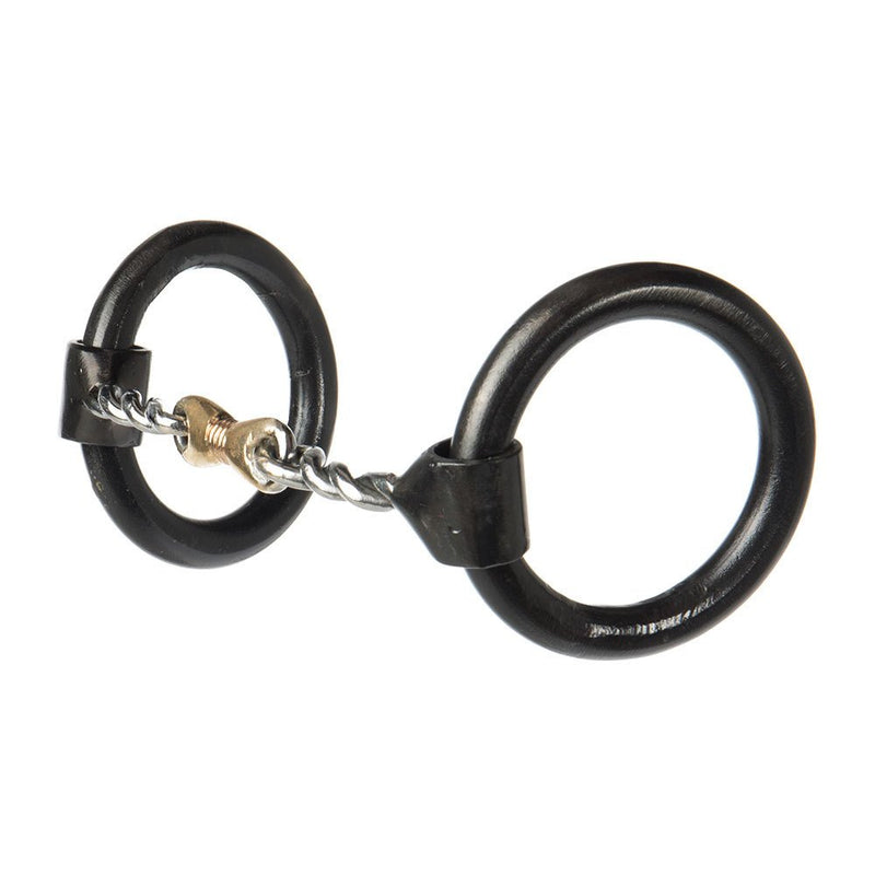 Heavy Loose Ring Twisted Dogbone Snaffle Bit