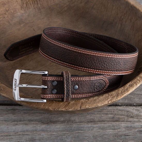 Ariat Brown Oiled Rowdy Belt