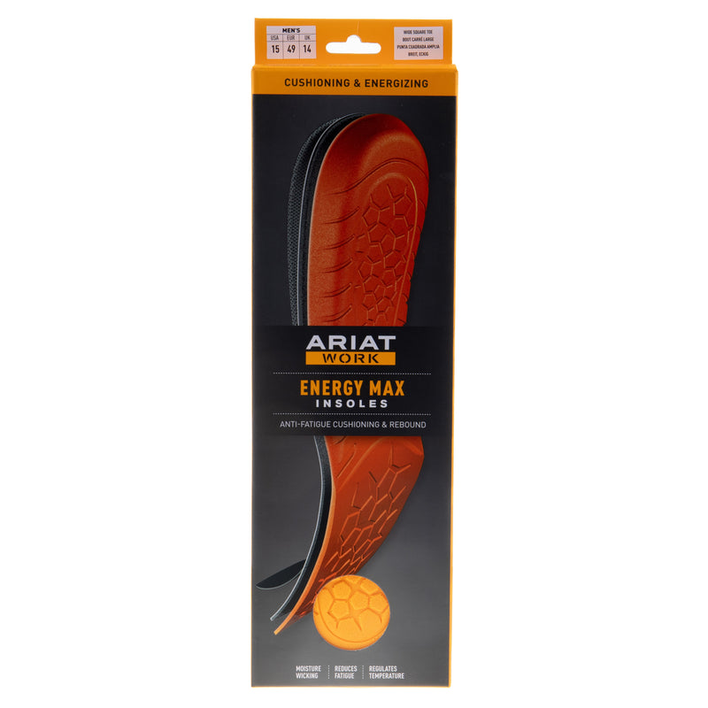 Men's Ariat Energy Max Work Boot  Square Toe Insole