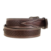 Men's Ariat Basketweave Brown Belt
