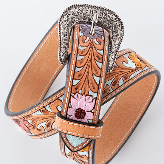 Ariat Girls Floral Tooled Belt
