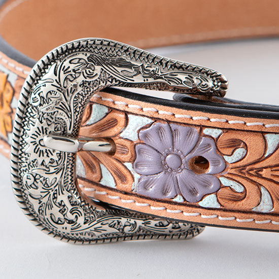 Ariat Girls Floral Tooled Belt