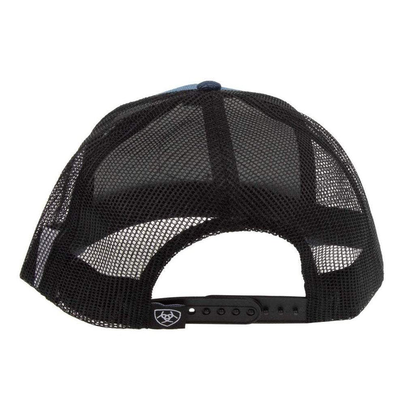 Ariat Men's Denim Striped Logo Cap