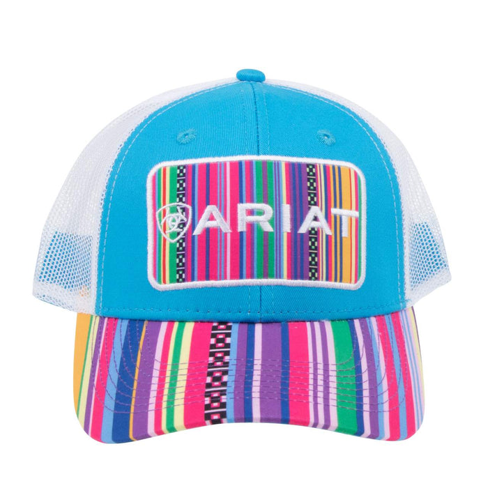 Ariat Multi Cactus White Hot Pink Turquoise Youth Cap