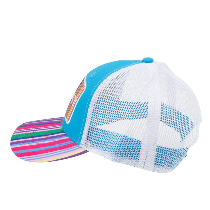 Ariat Multi Cactus White Hot Pink Turquoise Youth Cap