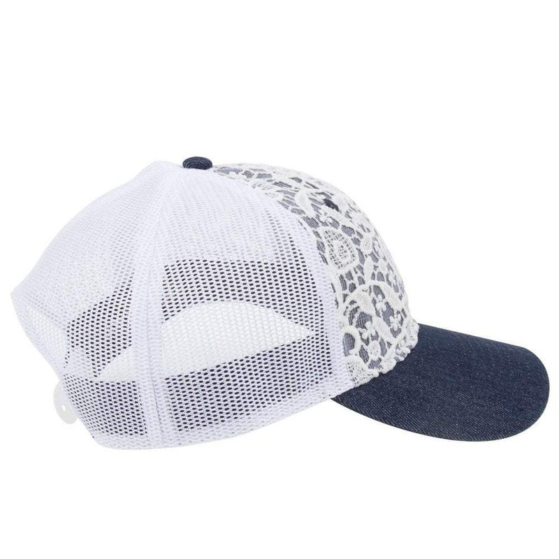 Ariat Women's Denim Blue and Lace Mesh Cap