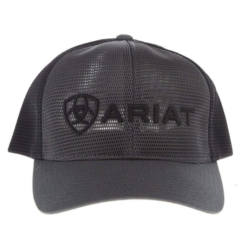 Ariat Logo Charcoal Black Cap