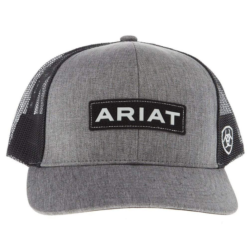 Ariat Men's Grey Snapback Logo Cap