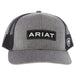 Ariat Men's Grey Snapback Logo Cap