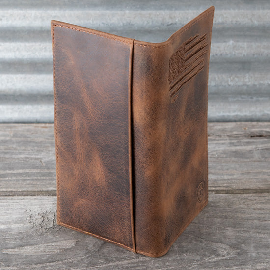 Ariat Rodeo USA Flag Shield Logo Wallet